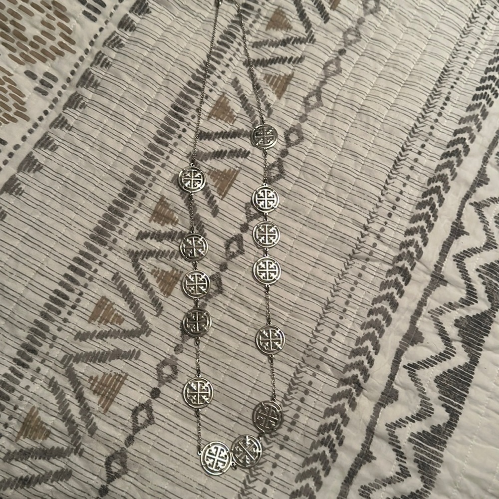 Tory Burch Silver Necklace